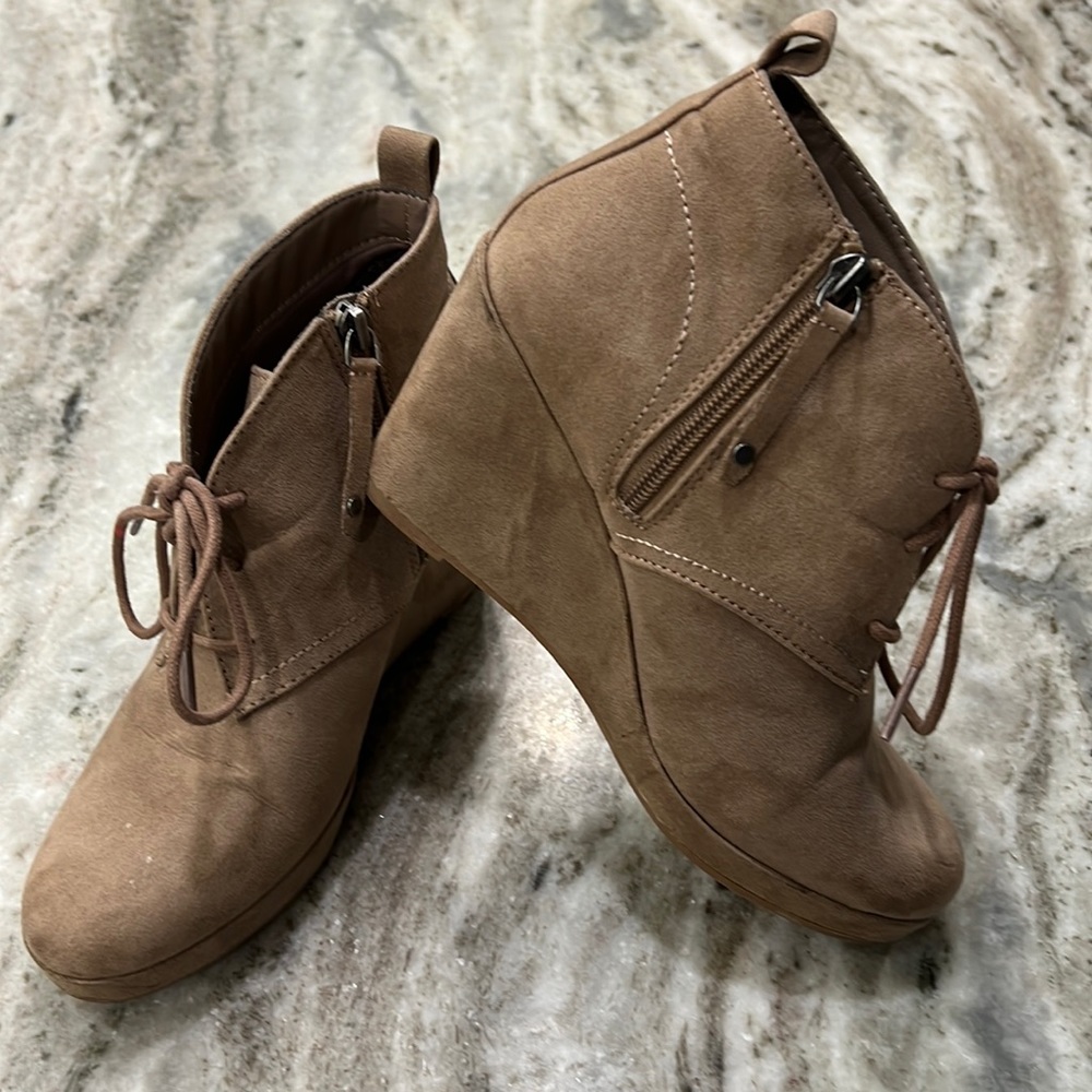 DV by Dolce Vita Tan Suede Bootie